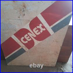 Vintage Original Painted Cenex Sign Painted Measures 30 X 24 Collectible