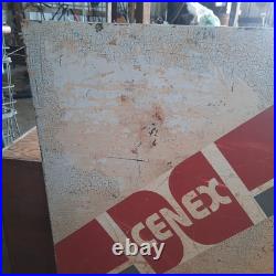 Vintage Original Painted Cenex Sign Painted Measures 30 X 24 Collectible
