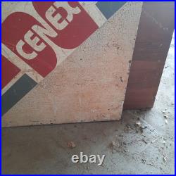 Vintage Original Painted Cenex Sign Painted Measures 30 X 24 Collectible