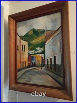 Vintage Original Painted Watercolor Signed Claire Rob Absolutely Gorgeous