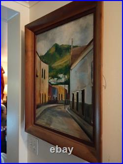Vintage Original Painted Watercolor Signed Claire Rob Absolutely Gorgeous