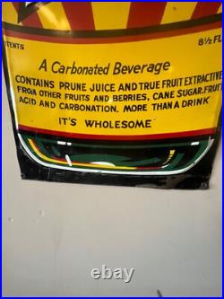 Vintage Original R-Pep Soda Advertising Sign (tin painted metal)