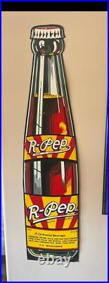 Vintage Original R-Pep Soda Advertising Sign (tin painted metal)