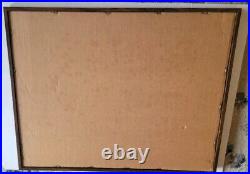 Vintage Original Signed Frank Burt Smoot Trout Watercolor Painting