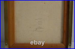 Vintage Oropeza MCM Cityscape Original Art Painting Signed Chicago Skyline
