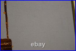 Vintage Oropeza MCM Cityscape Original Art Painting Signed Chicago Skyline