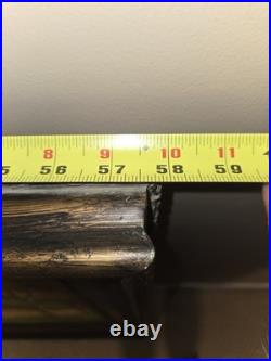 Vintage Oversized Oil Painting Autumn Landscape 46x58 Signed Baldwin Large