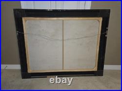 Vintage Oversized Oil Painting Autumn Landscape 46x58 Signed Baldwin Large