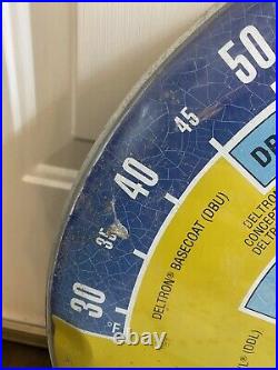 Vintage PPG Paints 18 Advertising Thermometer Sign Thinner & Reducer Selector