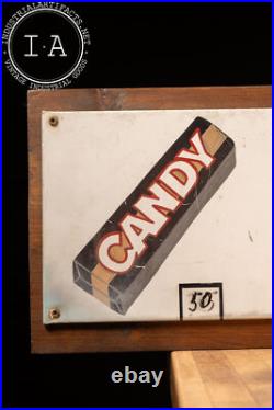 Vintage Painted Tin Snack Bar Sign Vintage Painted Tin Snack Bar Sign