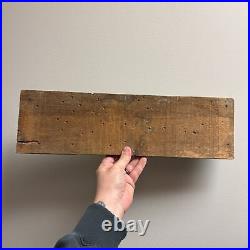 Vintage Painted Wood DE-CANCERIZED Sign Medical / Agricutlatural