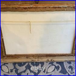 Vintage Painting City Scene Custom Framed Collectible Artist Signed