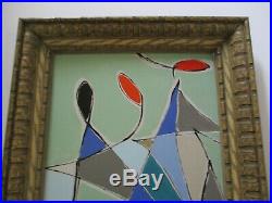 Vintage Painting Contemporary Abstract Expressionism Non Objective Modernist Pop