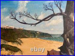 Vintage Painting Of Bahama Beach Bahamas Signed Exhibited