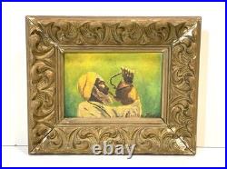 Vintage Painting On Board Signed Framed