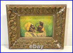 Vintage Painting On Board Signed Framed