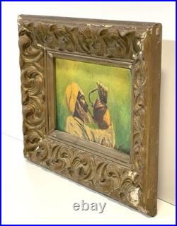 Vintage Painting On Board Signed Framed