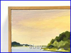 Vintage Painting On Canvas And Framed Signed M. Dougenis