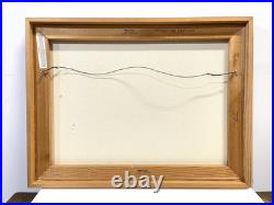 Vintage Painting On Canvas And Framed Signed M. Dougenis