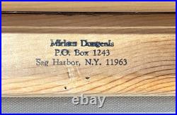Vintage Painting On Canvas And Framed Signed M. Dougenis