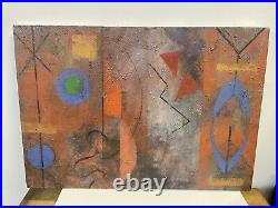 Vintage Painting On Canvas Signed