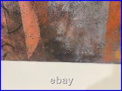 Vintage Painting On Canvas Signed