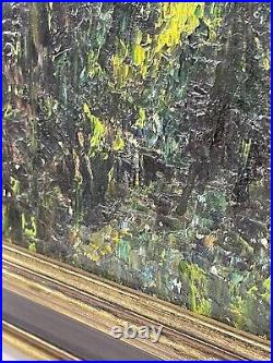 Vintage Painting Signed And Dated 64 Koltnow Gallery NYC