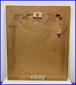 Vintage Painting Signed And Dated 64 Koltnow Gallery NYC