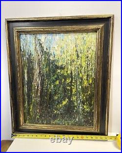 Vintage Painting Signed And Dated 64 Koltnow Gallery NYC
