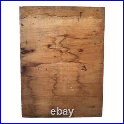 Vintage Perry's Ice Cream Americana Painted Wood Advertising Store Sign