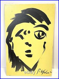 Vintage Peter Keil Abstract Painting On Board Signed With COA