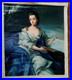Vintage Portrait of a Beautiful Woman Signed and UNFRAMED Oil Painting