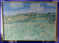 Vintage Post-Impressionist Impasto Oil Painting After Van Gogh