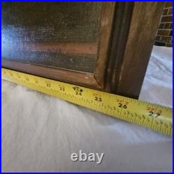 Vintage Primitive Folk Art Signed Still Life Fruit Helen Thornsberry Realism