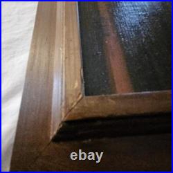 Vintage Primitive Folk Art Signed Still Life Fruit Helen Thornsberry Realism