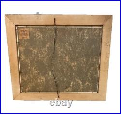 Vintage R. Neubrand Signed Oil Painting Cabin in Forest 1943 Landscape Art