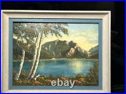 Vintage Rare Frances Trusdell 1950s Original Signed Frances Josephsen 29 x 24 Vintage Rare Frances Trusdell 1950s Original Signed Frances Josephsen 29 x 24