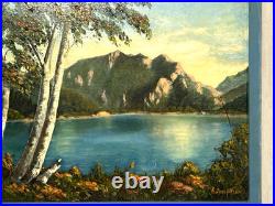 Vintage Rare Frances Trusdell 1950s Original Signed Frances Josephsen 29 x 24