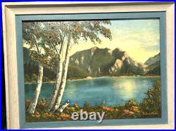 Vintage Rare Frances Trusdell 1950s Original Signed Frances Josephsen 29 x 24