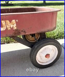 Vintage Rust-Oleum Paint Store SIGN & WAGON Display Set Rustoleum Double Sided