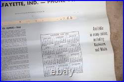 Vintage Rust-oleum spray paint Can Advertising Calendar Sailboat ship 1967 sign