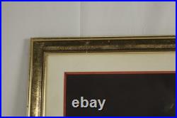 Vintage Sad Clown Pastel Painting On Paper Signed N J Hewitt