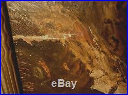 Vintage Seascape Oil Painting Signed