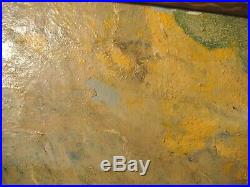 Vintage Seascape Oil Painting Signed