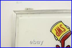 Vintage Sherwin Williams Paints Plastic With Metal Frame Sign Advertising Store