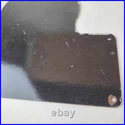 Vintage Sherwin Williams Paints Sign Gas Oil Pump Porcelain Advertising Sign