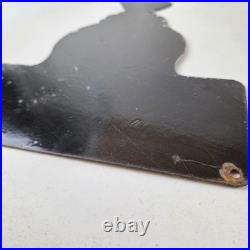 Vintage Sherwin Williams Paints Sign Gas Oil Pump Porcelain Advertising Sign