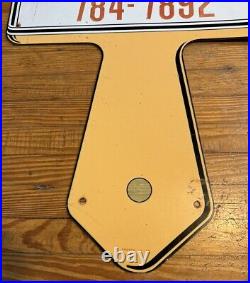 Vintage Sherwin Williams Sign Paint Brush 1960 RARE Single Sided Painted Metal