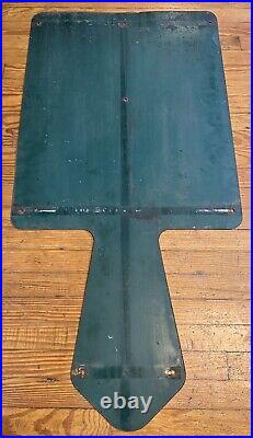 Vintage Sherwin Williams Sign Paint Brush 1960 RARE Single Sided Painted Metal