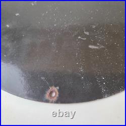 Vintage Sherwin Williams Sign Paint Brush Painting Gas Oil Pump Porcelain Sign